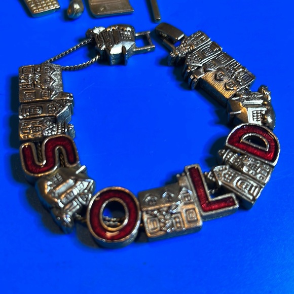 Real estate agent JEWELRY! Bracelet & JJ BROOCH - lot - Picture 3 of 8